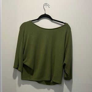 Joe Fresh Olive Long Sleeve Top